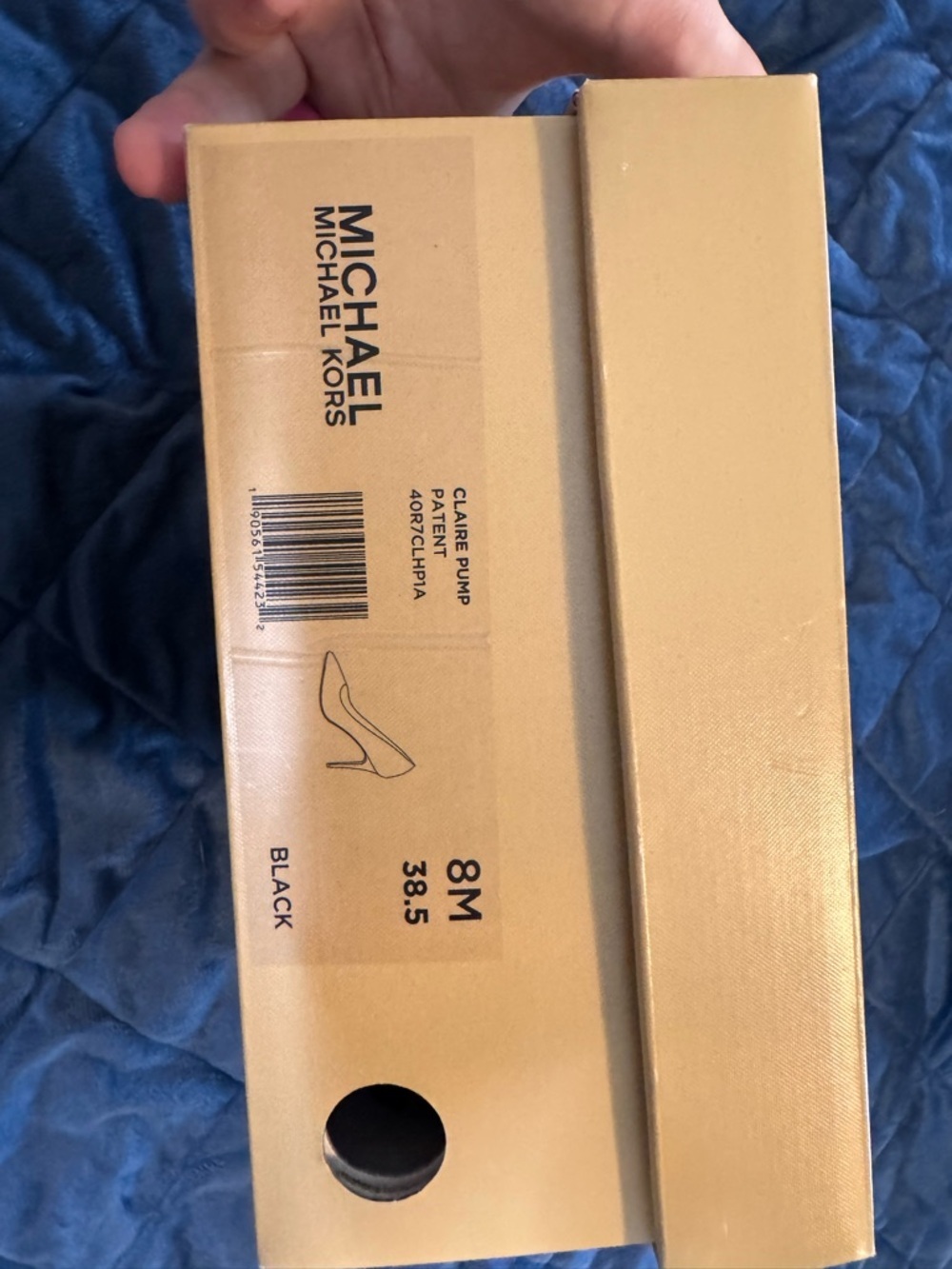 Michael Kors Claire Black Patent High Heel Pumps - Picture 3 of 7